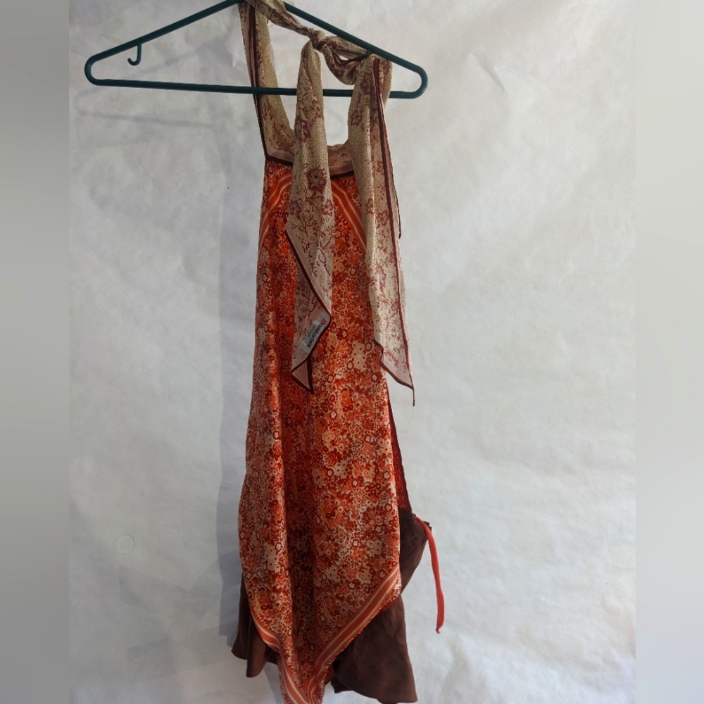 Candice Held Vintage Silk Scarf top